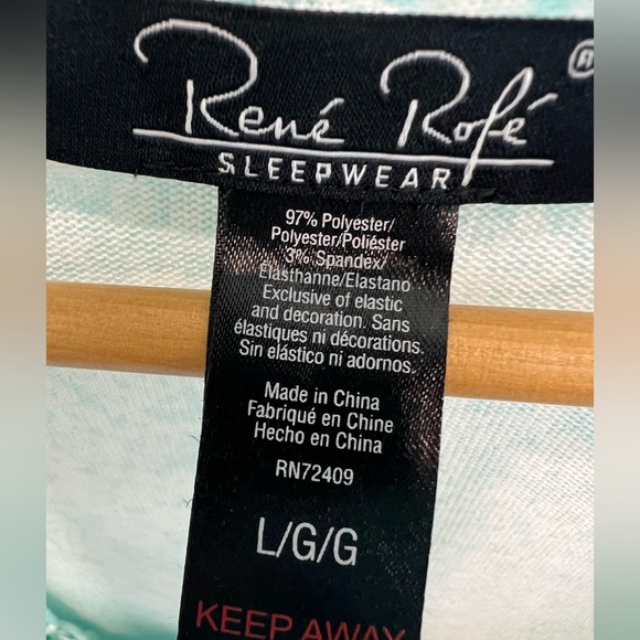 Rene Rofe Nightgown & Rope Set, Size L - Picture 2 of 6